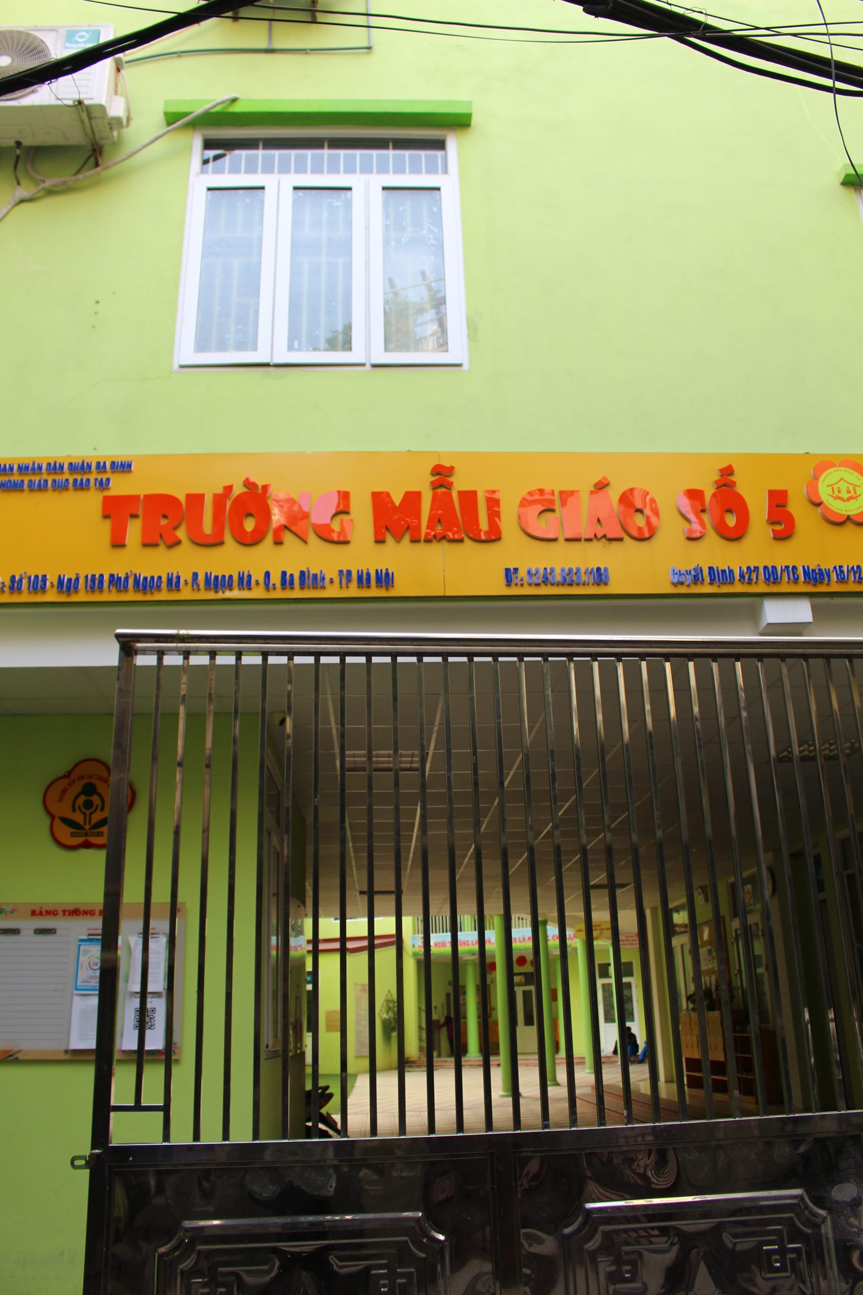 Thang Máy Trường Mầm Non Số 5 Ba Đình, Hà Nội