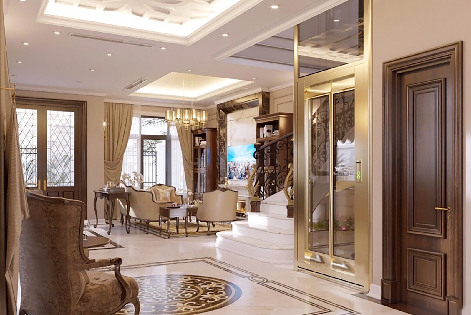 Ngôi nhà 4 tầng và bài toán giữ sức cho bố mẹ: Lắp thang máy gia đình, đáng không?